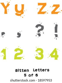 Bitten Letters 5 of 6