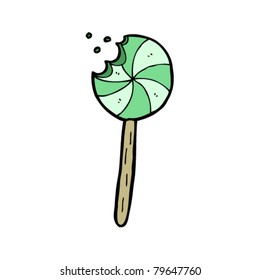bitten lolly cartoon