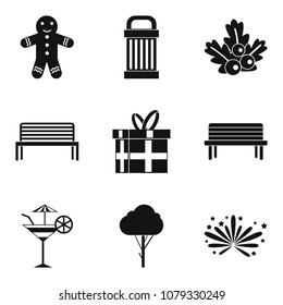 Bitter cold icons set. Simple set of 9 bitter cold vector icons for web isolated on white background