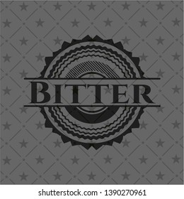 Bitter dark emblem. Retro. Vector Illustration. Detailed.