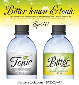 Bitter Lemon & Tonic Label