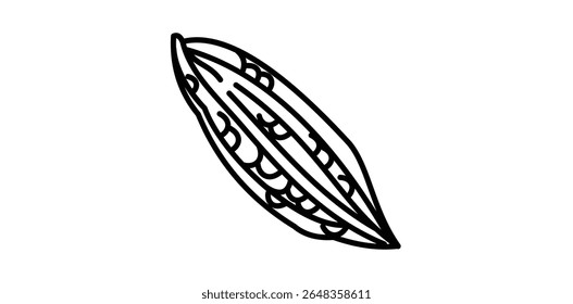 design de ícone de melão amargo para seu projeto
