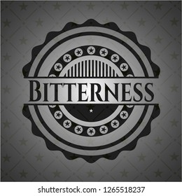 Bitterness dark emblem. Retro