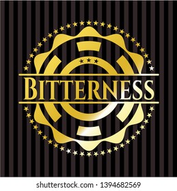 Bitterness shiny badge. Vector Illustration. Detailed.