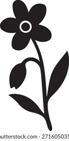 Bittersweet Flower Icon – Vector Illustration