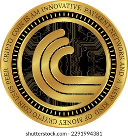 bittorrent-bttc coin vector illustrations. 3d illustration