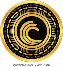 bittorrent-bttc cryptocurrency drawings on abstract background. 3d illustrations.
