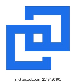 Bittrex Global cryptocurrency stock market logo isolated on white background. Crypto stock exchange symbol design element for banners. Vector illustration.