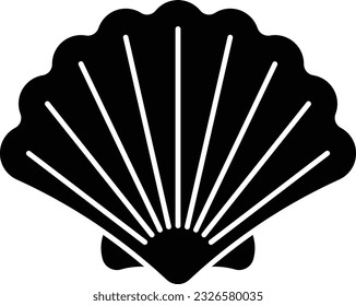 Muscheln-Muschel-Muschel-Muschel Glyph