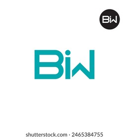 BIW Logo Letter Monogram Design