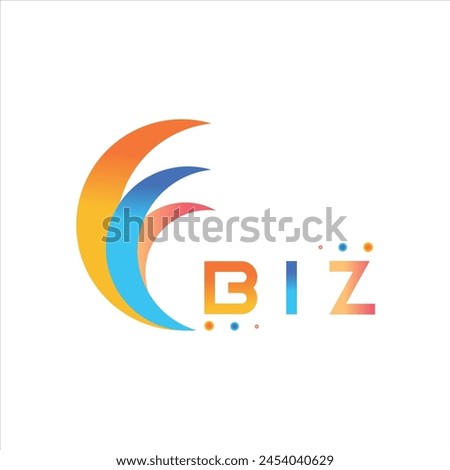 BIZ letter technology Web logo design on white background. BIZ uppercase monogram logo and typography for technology, business and real estate brand.
