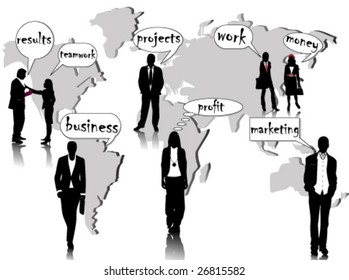 biz people and words