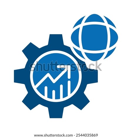 Biz Sphere icon line vector illustration
