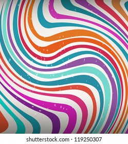 Bizarre and amazing rainbow swirl