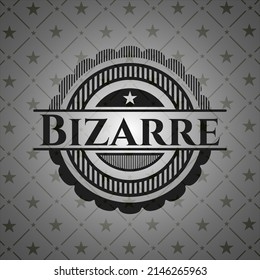 Bizarre dunkle Abzeichen. Vektorgrafik. Detaillierte Angaben. 