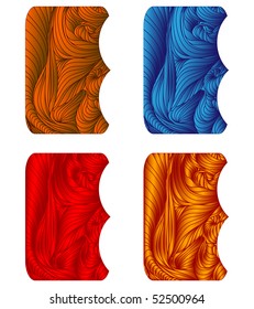 carta bizarre de doodle