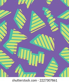 bizarre geometric shapes dynamic pattern