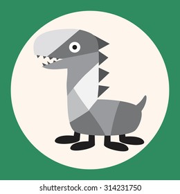 bizarre monster flat icon elements,eps10