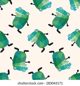 bizarre monster icon,10,seamless pattern