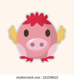 bizarre monster theme elements