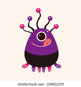 bizarre monster theme elements