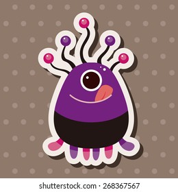 bizarre monster theme elements