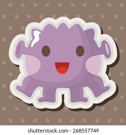 bizarre monster theme elements
