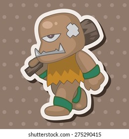 bizarre monster theme elements