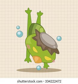 bizarre monster theme elements