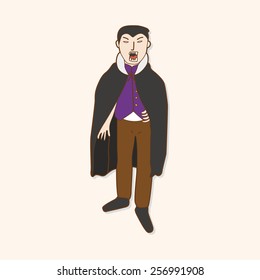 bizarre monster theme elements vector,eps