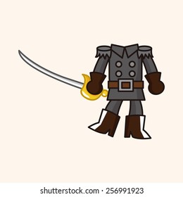 bizarre monster theme elements vector,eps