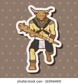 bizarre monster theme elements vector,eps
