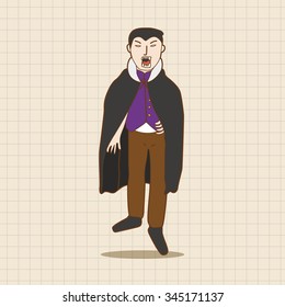 bizarre monster theme elements vector,eps