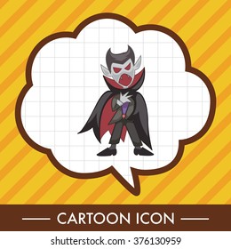bizarre monster vampire theme elements