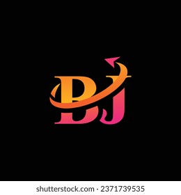 BJ aerospace creative logo design
