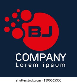 BJ company linked letter logo concept. Designed for your web site design, logo, app, UI. initial logo design