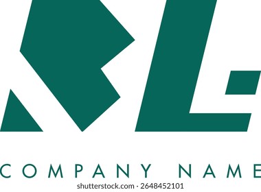 Diseño de Vector de logotipo de letra abstracta moderna creativa de BJ. Utilizable para su empresa o negocio e identidad de marca.