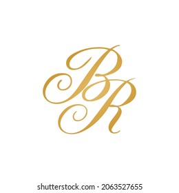 BJ initial logo design vektor stock