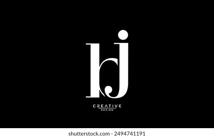 BJ, JB, B, J, Abstract Letters Logo Monogram