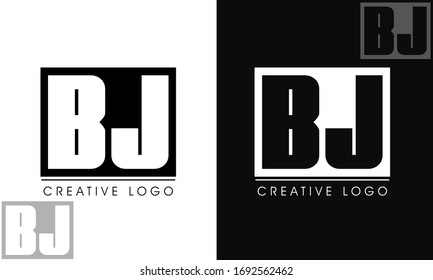 BJ or JB letter logo. Unique attractive creative modern initial BJ JB B J initial based letter icon logo
