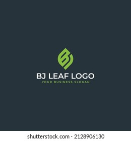 BJ LEAF LOGO DESIGN VECTOR