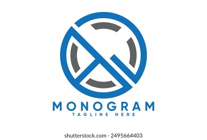 BJ letter creative monogram vector logo design.
