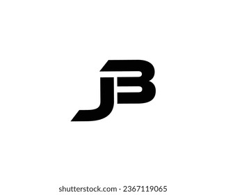 BJ Letter Logo Design element