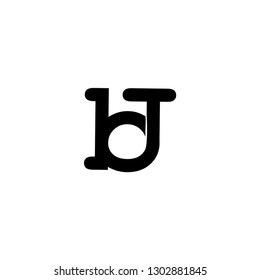 bj  letter vector logo. jb  letter vector logo
