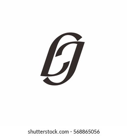 BJ logo letter vector