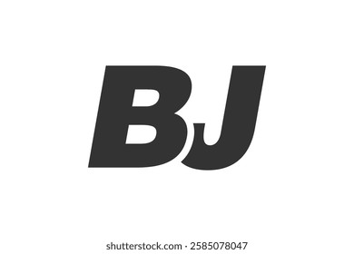 BJ Techno Editable Font Logo For Corporate Branding. Bold, Futuristic Design With Unique Typographic Ideas. Minimal Custom Type And Dynamic Letter Variations For Promotion, Printing, And Book Titles