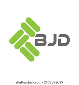 BJD letter logo vector design, BJD simple and modern logo. BJD luxurious alphabet design