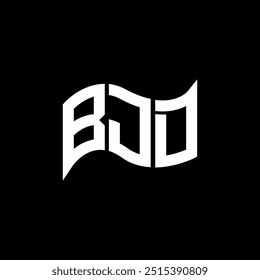 Diseño del logotipo de BJD, logotipo simple y moderno de BJD. Diseño de alfabeto de lujo BJD  