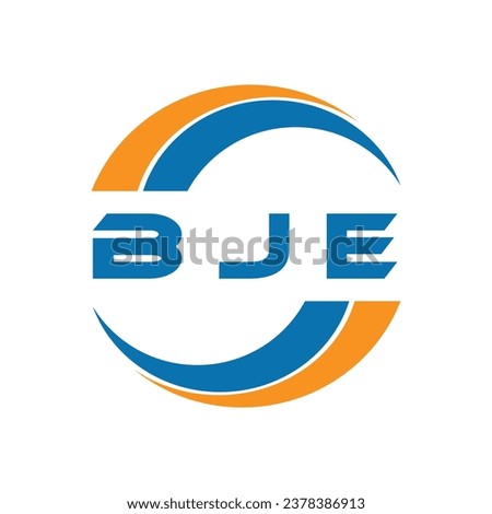BJE letter logo design on a white background or Monogram logo design for entrepreneur and business.