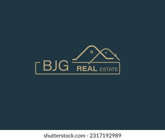 BJG Real Estate and Consultants Logo Design Vectors images. Luxury Real Estate Logo Design
